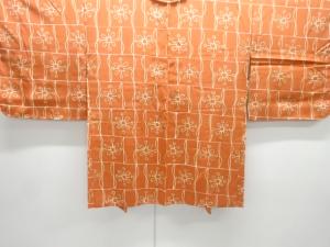 未使用品　抽象花模様羽織